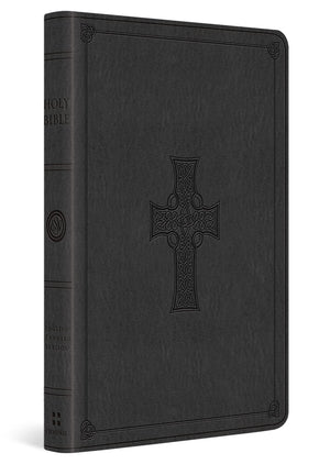 ESV VALUE THINLINE BIBLE (TRUTONE, CHARCOAL, CELTIC CROSS DESIGN)