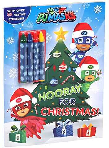 Image of PJ Masks: Hooray for Christmas! (Coloring & Activity with Crayons)