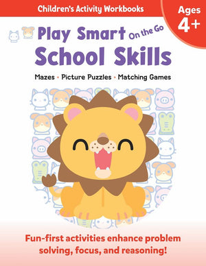 Play Smart On the Go School Skills 4+: Mazes, Picture Puzzles, Matching Games (Play Smart On the Go Activity Workbooks)