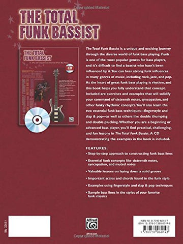 Image of The Total Funk Bassist: A Fun and Comprehensive Overview of Funk Bass Playing (The Total Bassist)