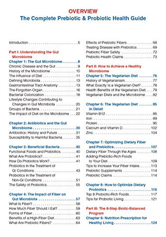 Image of THE COMPLETE PREBIOTIC AND PROBIOTIC HEALTH GUIDE: A VEGETARIAN PLAN FOR BALANCING YOUR GUT FLORA