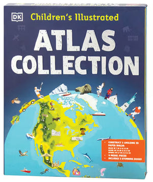 3 Bk Set Dk Around World Atlas