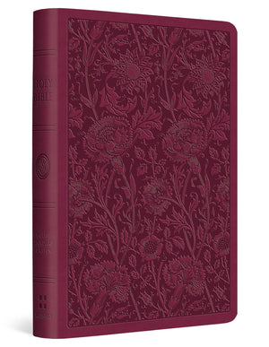 ESV VALUE COMPACT BIBLE (TRUTONE, RASPBERRY, FLORAL DESIGN)