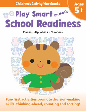 Play Smart On the Go Skill Builders 5+: Mazes, Alphabet, Numbers (Play Smart On the Go Activity Workbooks)