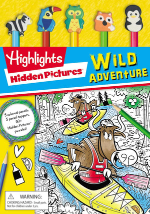 Highlights: Hidden Pictures: Wild Adventure (Pencil Toppers)