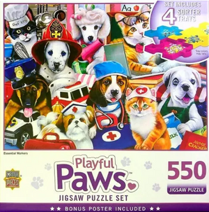 Playfull Paws Jigsaw 550 Pieces
