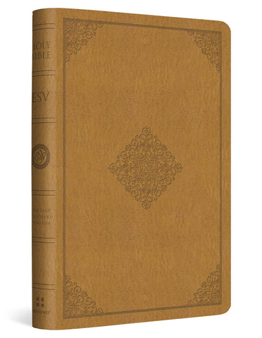 Image of ESV VALUE COMPACT BIBLE (TRUTONE, GOLDENROD, ORNAMENT DESIGN