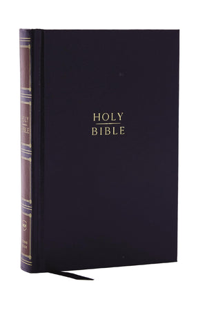 NKJV Compact Center-Column Reference Bible Hardcover Red Letter Comfort Print