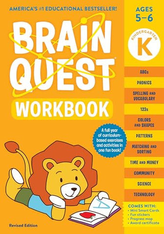 Image of BRAIN QUEST WORKBOOK: KINDERGARTEN REVISED EDITION