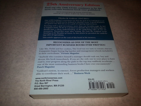 Image of The Goal: 40th Anniversary Edition: A Process of Ongoing Improvement