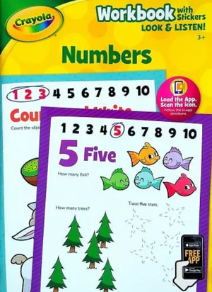 Numbers Workbook (Crayola Look & Listen!)