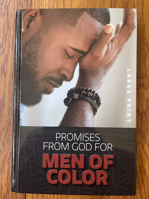 Promises from God for Men of Color - Large Print Hardcover - Gift Edition