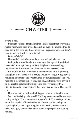 Image of WINGS OF FIRE #04: THE DARK SECRET