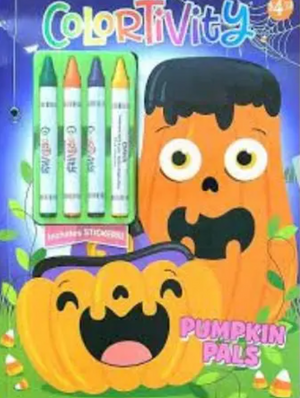Pumpkin Pals (Colortivity Book with Crayons)