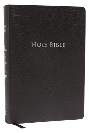 KJV STUDY BIBLE, LARGE PRINT, BONDED LEATHER, BLACK, RED LETTER: SECOND EDITION