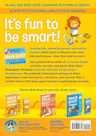 Image of BRAIN QUEST WORKBOOK: KINDERGARTEN REVISED EDITION