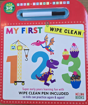 1,2,3 - My First Wipe Clean Book