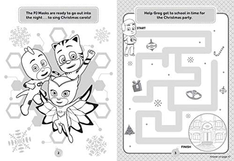 Image of PJ Masks: Hooray for Christmas! (Coloring & Activity with Crayons)