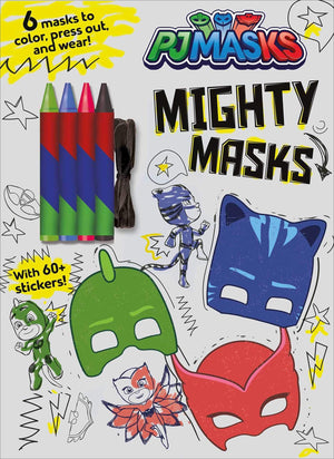 PJ Masks: Mighty Masks (Coloring & Activity with Crayons)