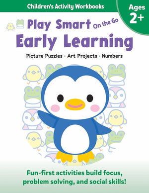 Play Smart On the Go Early Learning Ages 2+: Picture Puzzles, Art Projects, Numbers (Play Smart On the Go Activity Workbooks)