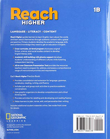 Image of Reach Higher Practice Book 1B