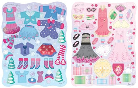 Image of STICKER DOLLY DRESSING CHRISTMAS: A FESTIVE CHRISTMAS DRESS-UP ADVENTURE WITH GLAMOROUS BALLS, ICE SKATING, BALLET, CARRIAGE RIDES AND MORE IN THE BESTSELLING STICKER DOLLY DRESSING SERIES
