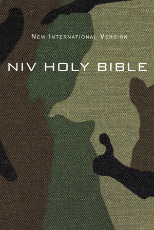 NIV Holy Bible Compact Paperback Woodland Camo
