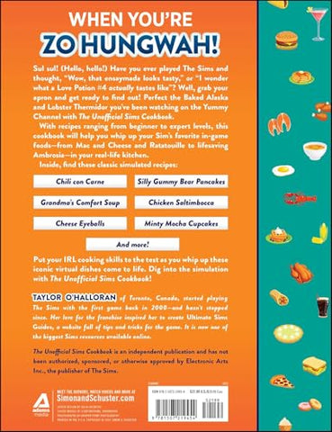 Image of THE UNOFFICIAL SIMS COOKBOOK: FROM BAKED ALASKA TO SILLY GUMMY BEAR PANCAKES, 85+ RECIPES TO SATISFY THE HUNGER NEED (UNOFFICIAL COOKBOOK GIFT SERIES)