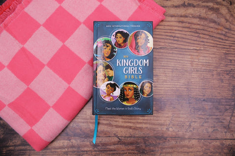 Image of NIV, Kingdom Girls Bible, Full Color, Hardcover, Teal, Comfort Print: Meet the Women in God's Story (Best Gift for Girls Ages 8-12 to Build Faith, Strength, and Character)