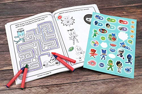 Image of PJ Masks: A Brave Band of Heroes (Coloring & Activity with Crayons)