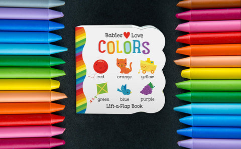 Image of BABIES LOVE COLORS - A FIRST LIFT-A-FLAP BOARD BOOK FOR BABIES AND TODDLERS LEARNING ABOUT COLORS