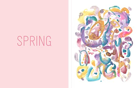 Image of THE REVERSE COLORING BOOKâ„¢: THROUGH THE SEASONS: THE BOOK HAS THE COLORS, YOU MAKE THE LINES