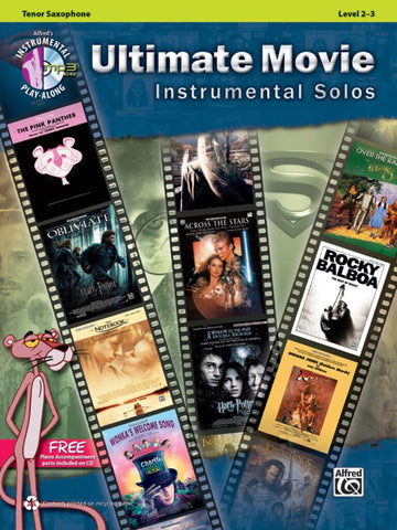 Image of Ultimate Movie Instrumental Solos: Tenor Sax, Book & CD (Ultimate Pop Instrumental Solos Series)