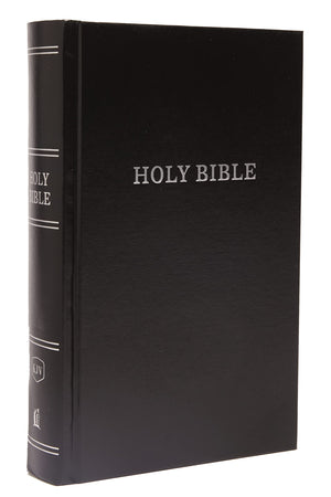 KJV Pew Bible Large Print Hardcover Black Red Letter Comfort Print: Holy Bible King James Version