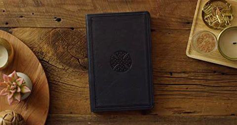 Image of ESV PREMIUM GIFT BIBLE (TRUTONE, NAVY, MOSAIC CROSS DESIGN)