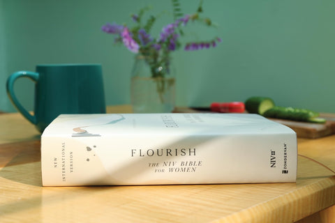 Image of Flourish: The NIV Bible for Women, Hardcover, Multi-color/Cream, Comfort Print