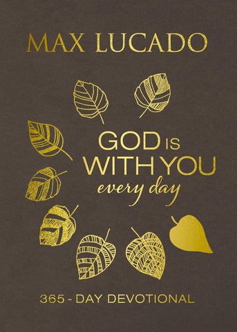 Image of God Is With You Every Day, Deluxe Leathersoft over Board: 365-Day Devotional