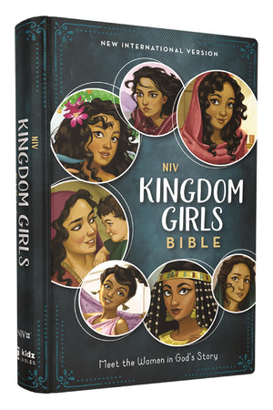 NIV, Kingdom Girls Bible, Full Color, Hardcover, Teal, Comfort Print: Meet the Women in God's Story (Best Gift for Girls Ages 8-12 to Build Faith, Strength, and Character)