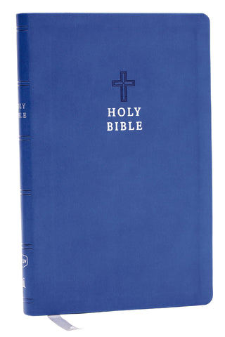 Image of NKJV Holy Bible, Value Ultra Thinline, Blue Leathersoft, Red Letter, Comfort Print
