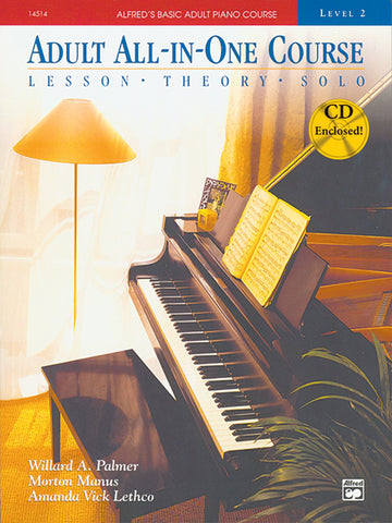 Image of Alfred's Basic Adult Piano Course, All-In-One, Level 2 w/CD [STUDENT EDITION] (Alfred's Basic Adult Piano Course, Bk 2)