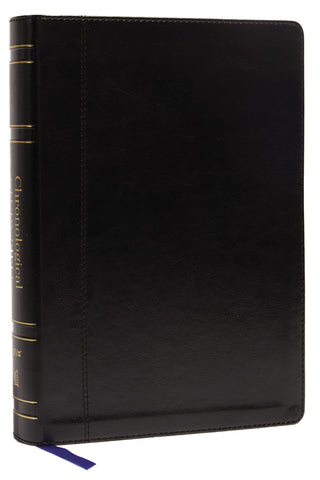 Image of NIV, CHRONOLOGICAL STUDY BIBLE, LEATHERSOFT, BLACK, COMFORT PRINT: HOLY BIBLE, NEW INTERNATIONAL VERSION