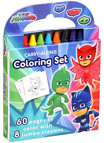 Image of PJ Masks: Carry-Along Coloring Set