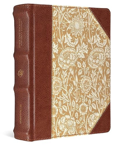 Image of ESV LARGE PRINT SINGLE COLUMN JOURNALING BIBLE (CLOTH OVER BOARD, ANTIQUE FLORAL DESIGN)