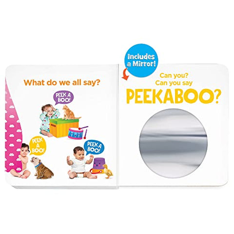 Image of Who Says Peekaboo?: A Highlights First Hide-and-Seek Book (Highlights Baby Mirror Board Books)