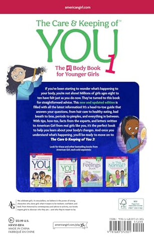 Image of THE CARE AND KEEPING OF YOU 1: THE BODY BOOK FOR YOUNGER GIRLS (AMERICAN GIRLÂ® WELLBEING)
