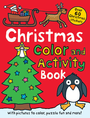 Christmas Preschool Color and Activity Book: Over 60 Christmas Stickers (Color and Activity Books)