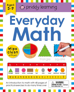 Wipe Clean Workbook: Everyday Math (enclosed spiral binding): Ages 5-7; wipe-clean with pen (Wipe Clean Learning Books)
