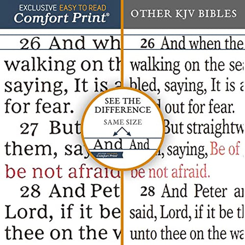 Image of KJV, PEW BIBLE, HARDCOVER, BLUE, RED LETTER, COMFORT PRINT: HOLY BIBLE, KING JAMES VERSION