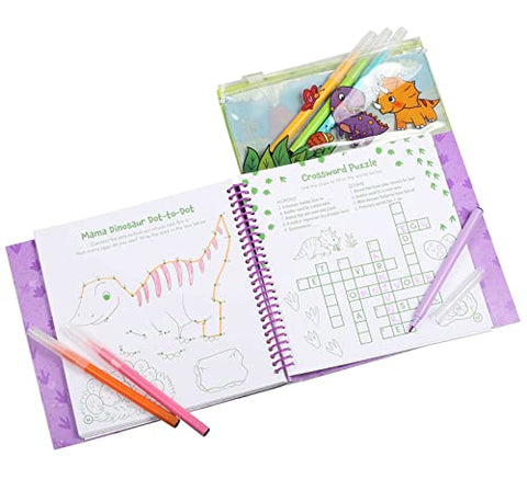 Image of Dino-Roar! Coloring & Activity Book (Marker Pouch)