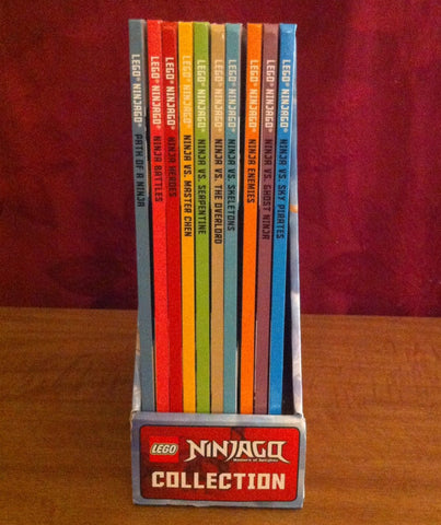 Image of Lego Ninjago 10 books collection plus Limited edition Minifigure Green Ninja ZX
